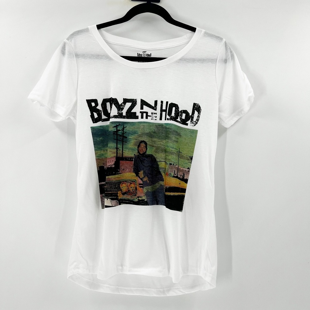 NWOT Boyz N‎ The Hood Movie Graphic T-Shirt White L/G